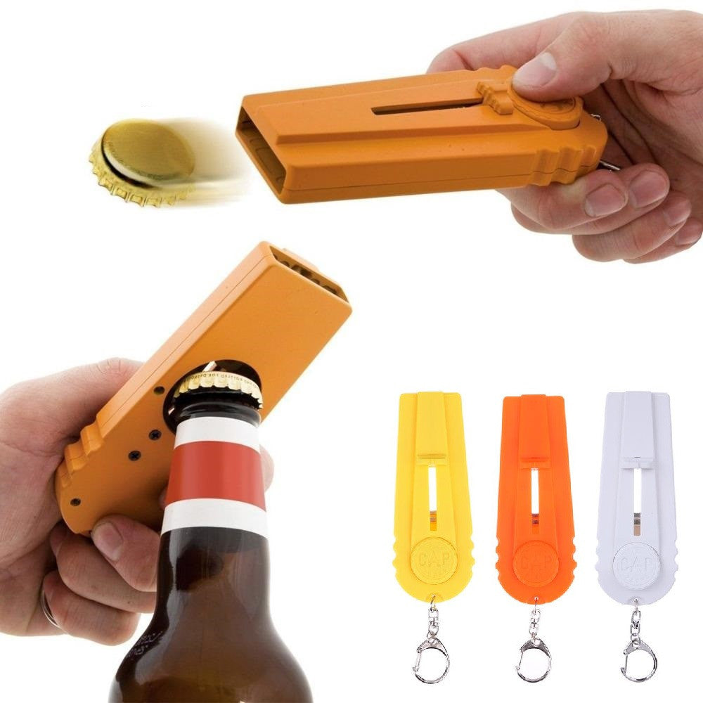 Shoot Bottle Cap for Beer Lovers (With Keyring) - Velvier